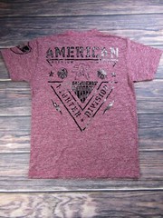 American Fighter Mens Medium Red Training T Shirt UFC MMA Gym Workout Sports
