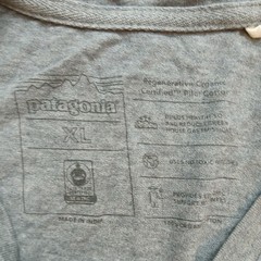 Patagonia Pocket T-Shirt Mens Extra Large Gray Organic Cotton Short Sleeve 53255
