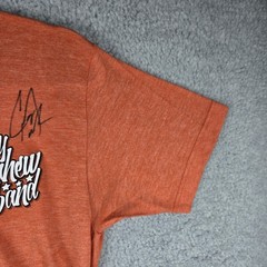 Casey Donahew Band Concert T Shirt Mens M Orange Signed Autographed Music Band