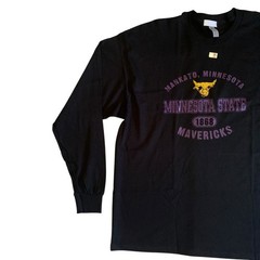 SDI Men’s Size 2XL Minnesota State University Mavericks Mankato Black T-Shirt