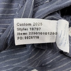 Marine Layer Signature Crew Tee Shirt Mens Medium Blue Striped Made USA Casual