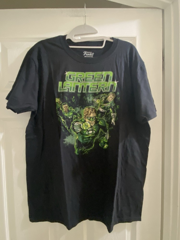 Vintage FUNKO DC COMICS GREEN LANTERN CORPS NEW! T-Shirt Size M Black