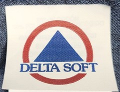 Men’s Crew Neck T Shirts 3XL Delta Soft Blue Short Sleeve Cotton Poly 2 PACK