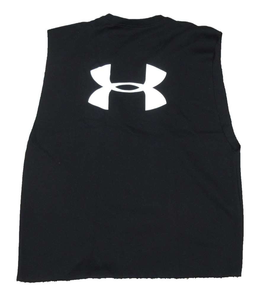 Under Armour Men’s Black Logo Graphic Sleeveless T-Shirt