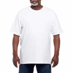 Kirkland Signature Men’s Crew Neck T Shirts 6 Pack Tagless 100% Combed Cotton