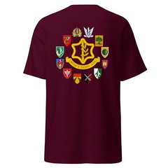 IDF Units Israel Defence Forces Israeli Army Units Tzahal (Back Print) T-shirt