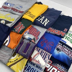 Wholesale Lot of 20 Men’s Sports Tee Shirts (Size Breakdown in Desc)