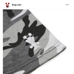 BUGSEX BUGT-014 ARCTiC CAMO ARTiLERY TEE MOUNTED COLLAR