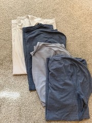 Mack Weldon Men’s S Polyester Short Sleeve Solid T-Shirt Lot of 4 Multicolor