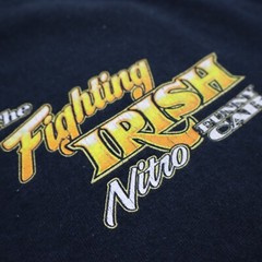 Vtg Charlie O Neills Fighting Irish Drag Racing T Shirt Mens M Funny Car Nascar