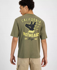Hugo Boss Men’s Nagulop Logo Graphic Cotton T-Shirt Green-Small