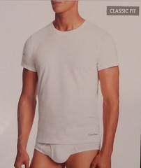 1 CALVIN KLEIN COTTON BLACK GRAY WHITE CREW NECK T-SHIRT UNDERSHIRT S M L XL XXL