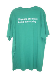 NEW Ebay T-Shirt Size 2X Teal Blue 100% Cotton 25 Year Anniversary Swag XXL NEW