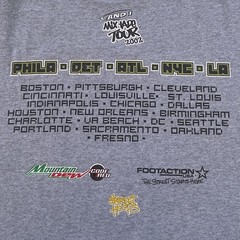 Vintage AND1 Mixtape Tour 2002 Street Hoops Promo T Shirt Size Men’s Large Grey