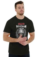 Army Military Skull Veteran Attitude Gift Mens Casual Crewneck T Shirts Tees