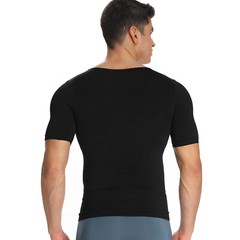 Men’s Seamless Slimming Body Shaper Vest Abdomen T-Shirt Compression Sport Tank
