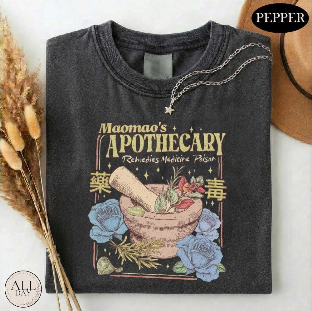 Mao Mao Apothecary Shirt Kawaii Anime Potion Graphic Unisex Manga Fan Tee