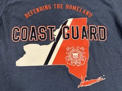USCG U.S. Coast Guard DEFENDING THE HOMELAND “NEW YORK” T-Shirt – Size S / SMALL