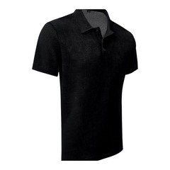 Men’s Short Sleeve Ice Silk T Shirt Mesh Fabric Pure Color Regular Fit
