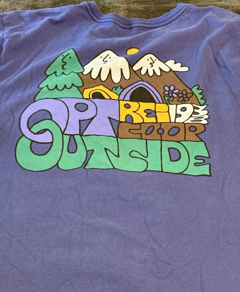 REI Co-op Long Sleeve 2XL Opt Outside Mountain Graphic Shirt