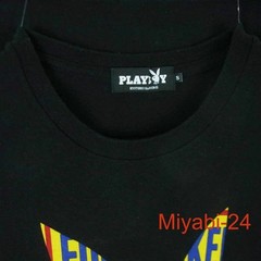 Hysteric Glamour Playboy Rabbit Head T-Shirt S Black Short Sleeve Used