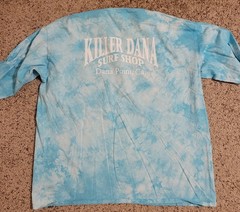 TECHSTYLES Killer Dana Surf Shop Tie-Dye Long Sleeve T-Shirt Men’s XXL Blue VTG