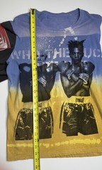 Adamaneven Andy Warhol Jean Michel Basquiat Graphic T-shirt Size M L 40” Chest