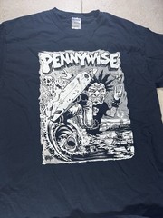 Pennywise Band T-Shirt Men’s Large Navy Black Gildan Punk Rock Graphic Tee