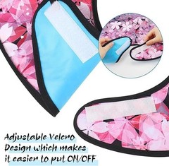 Waterproof Adult Bibs for Women, 3 Pack with Crumb Catcher, Washable