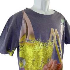 Sixpack France Shirt Mens Medium Purple JVGBD Graphic All Over Print Streetwear
