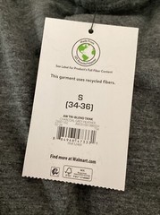 ATHLETIC WORKS DRIWORKS TRI-BLEND Charcoal Gray Heather Tank Sz S*
