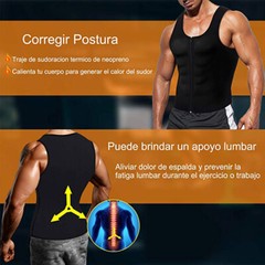 Men’s Slimming Shapewear Hot Neoprene Vest Body Shaper Sweat Shirt Waist Trainer