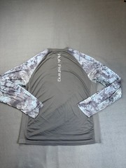Huk Performance Fishing Offshore Camo Long Sleeve Shirt Mens Medium Stretch