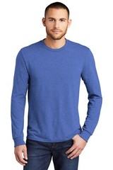 District Mens Long Sleeve Perfect Tri Crew Neck Tee DM132