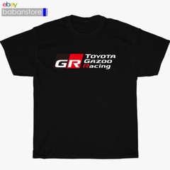 New Toyota Gazoo Racing Logo Black/White/Grey/Navy T-Shirt Size S-5XL