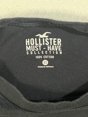 Hollister Must-Have Collection Black Cotton T-Shirt XS
