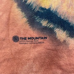 Vtg The Mountain Shirt Men’s Medium 2000 Barbara Keith Orange Tie Dye Tiger King