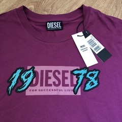 DIESEL Crew Neck Diesel 1978 Successful Living TShirt Large Fit Medium P-P19 NEW