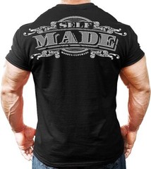 Monsta Clothing Co. Men’s Bodybuilding Workout Self Made Athletic Gym Graphic T