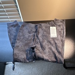 Lululemon City Sweat Jogger Men’s Gray Camo French Terry Pockets S