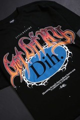L – Civil Regime Get Off My Dih American Classic Oversized Tee In Black IN HAND✅
