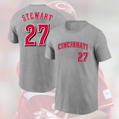 HOT ITEM! Sal Stewart #27 Cincinnati Reds 2026 Name & Number Fan Gifts