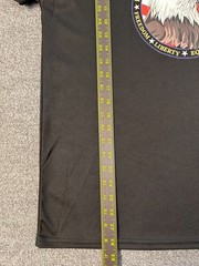 Land of the Free Home of the Brave T-shirt 1 Black Large