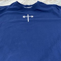 Holstrength Shirt Mens Sz XL Blue SS Workout Gym Christian Weightlifting