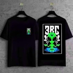 Stylish Black T-Shirts with Unique Printed Designs