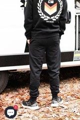 CARDRUGS 400MSG screen printed sweatpants L