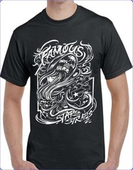 Tattoo Graphic Black Men’s T-Shirt Small To 3X-Large Style #15