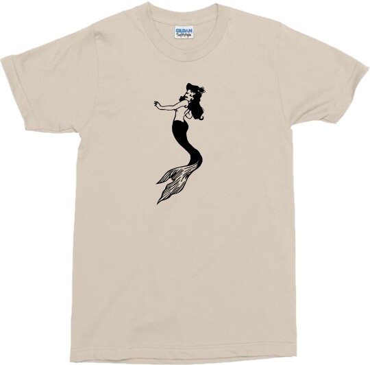 Mermaid T-Shirt – Folklore, Nature, Sea, S-XXL Various Colours