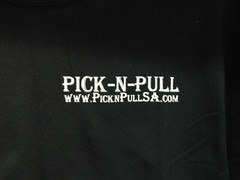 PICK-N-PULL Not A Need But A Necessity Skull And Cross Bones T-Shirt