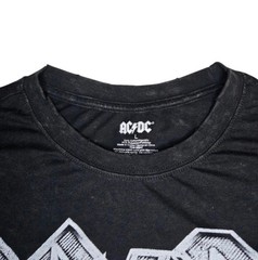 AC/DC Graphic Mineral Wash Band Tee w/ Short Sleeves, in Black Size: L. Men’s.